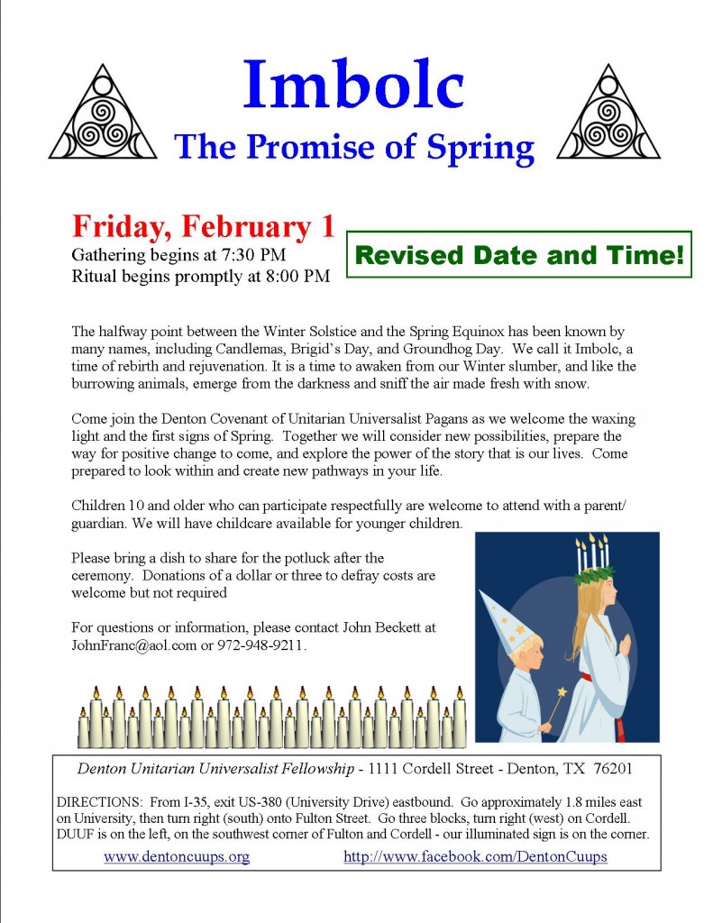 Imbolc flyer 2013