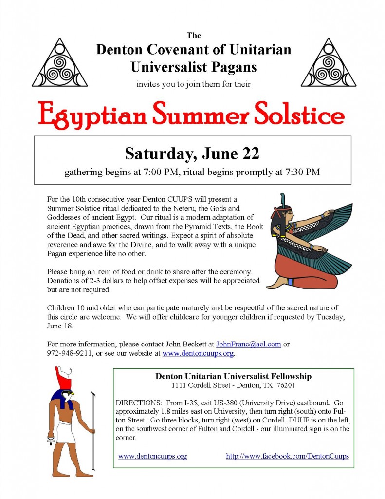 Egyptian Summer Solstice 2013 early