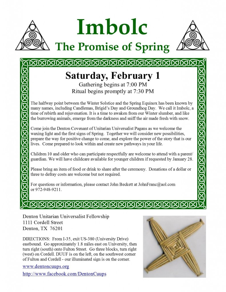 Imbolc flyer 2014