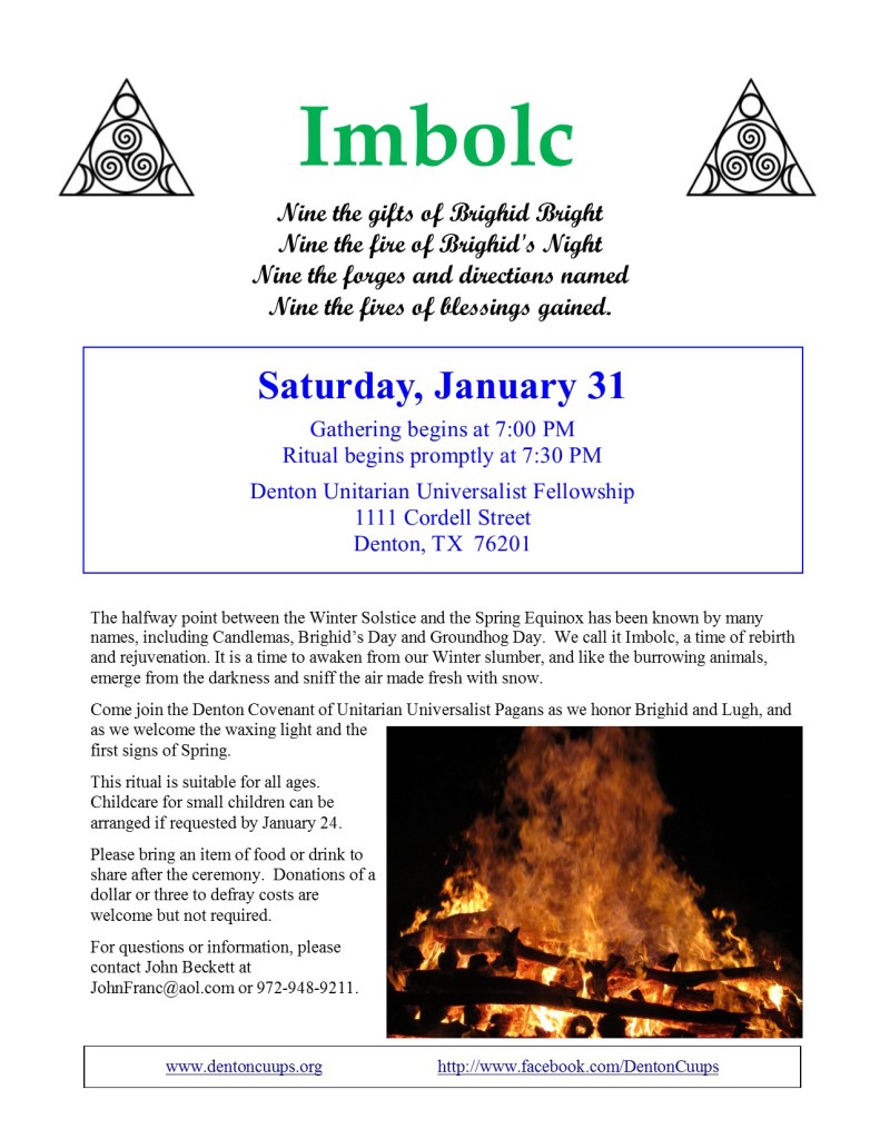 Imbolc flyer 2015