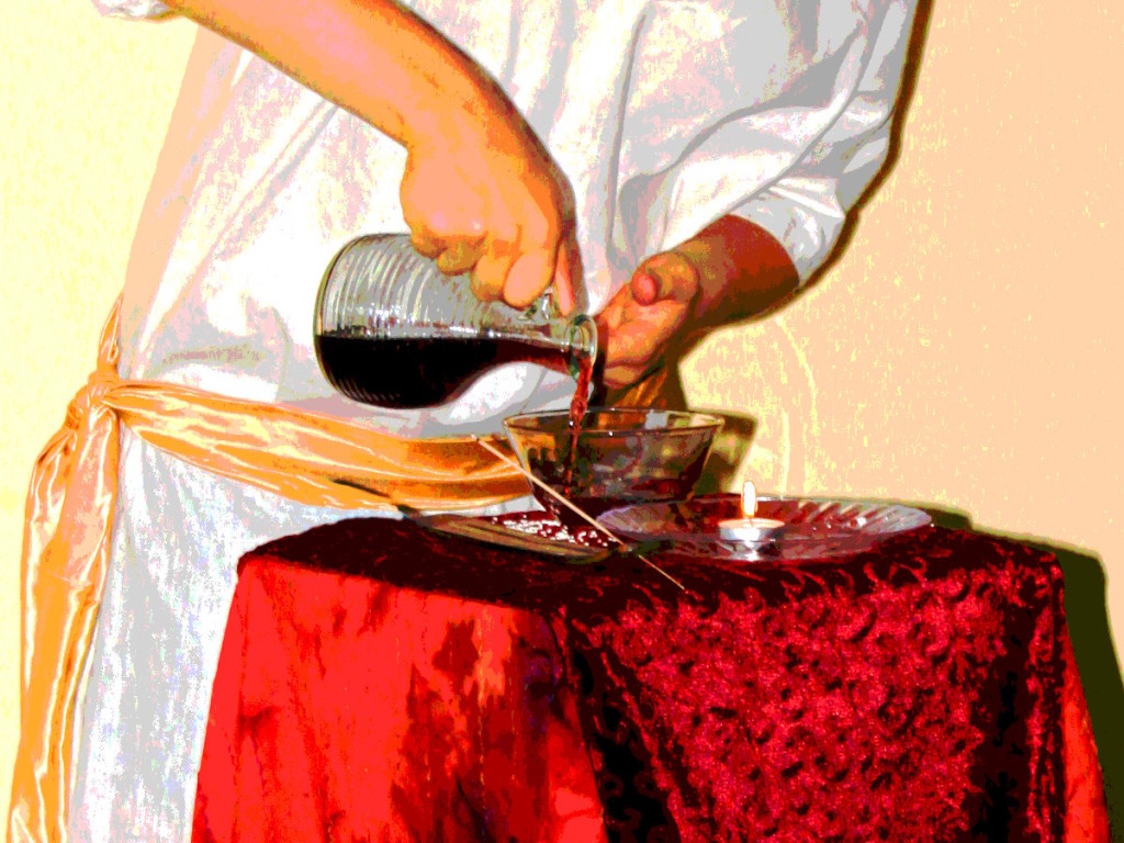 pouring offering high res