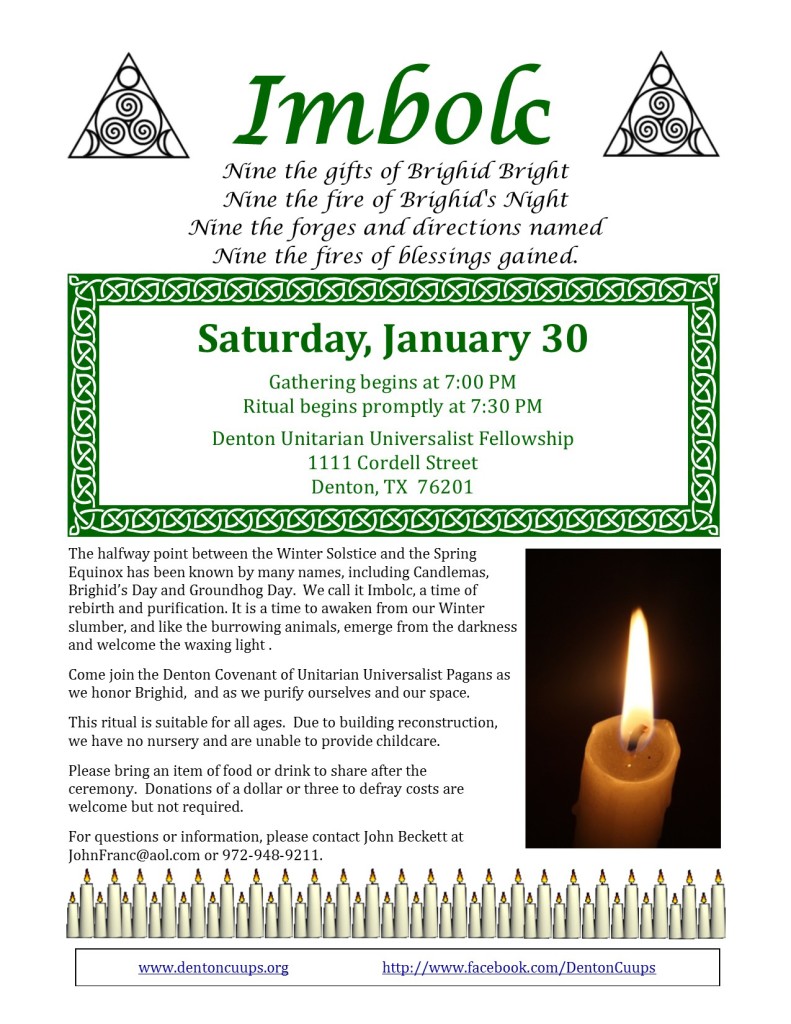 Imbolc flyer 2016